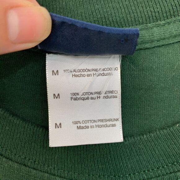 Baylor University 2013 Football Champions T Shirt Men M Medium Green Long Sleeve - Picture 7 of 11